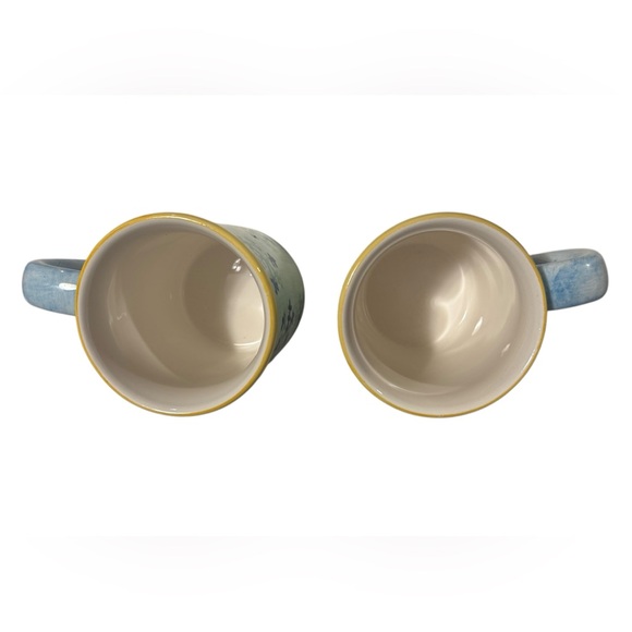 Set of 2 large ceramic Christmas snowflake mugs - Picture 4 of 7